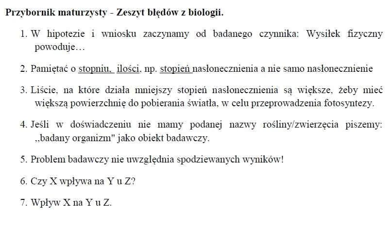 Jaki zeszyt do biologii wybrać, aby uniknąć niepotrzebnych błędów?